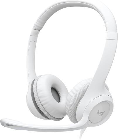 Casque d'coute usb blanc