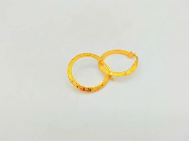 BOUCLE D'OREILLE EN OR 10KT