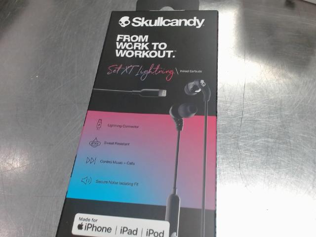 Wired earbuds neuf skullcandy