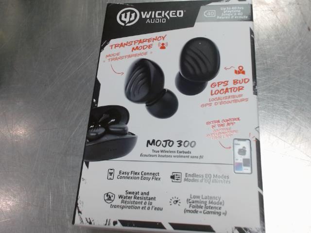 Earbuds wicked audio neuf mojo300
