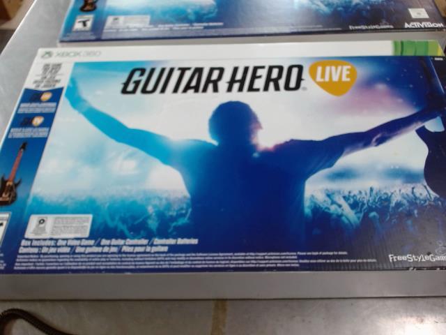Bundle guitar hero live xbox360(openbox)