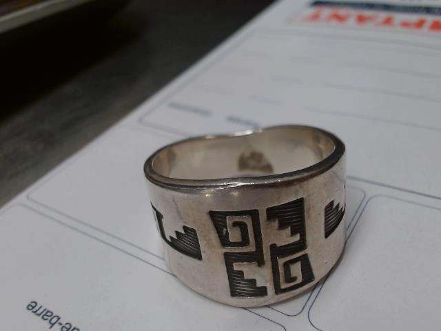 Bague 925 av symbole carre 17g