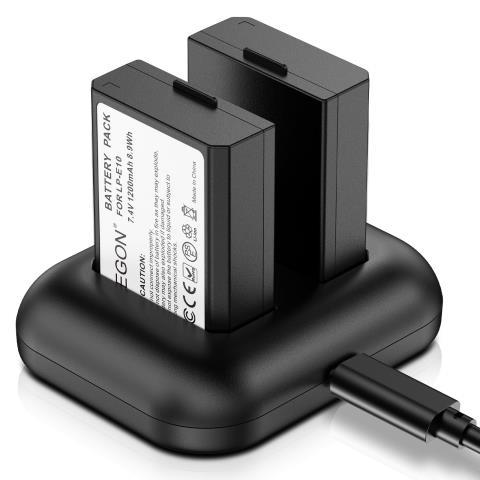 Enegon lp-e10 battery pack for canon cam