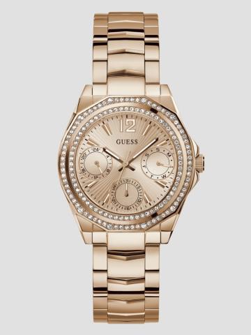 Montre or plaquer rose guess
