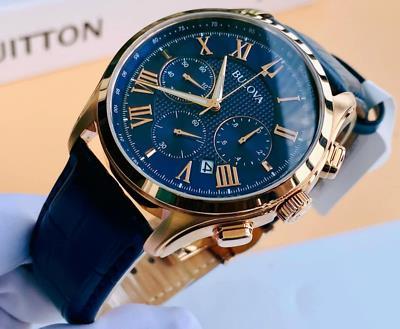 Montre bulova bleu water resistant