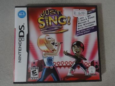 Nintendo ds game just sing with mic