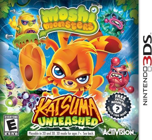Nintendo 3ds game moshi monsters katsuma
