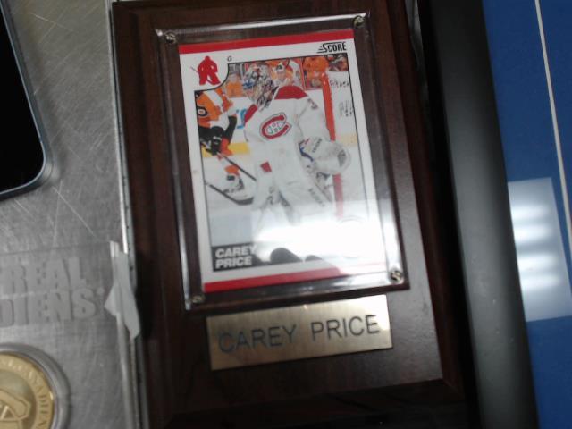 Carte de hockey carey price