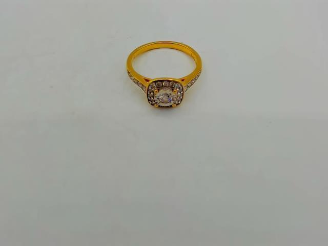 BAGUE EN OR 10KT   DI