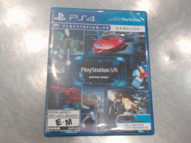 Playstation vr demo disc