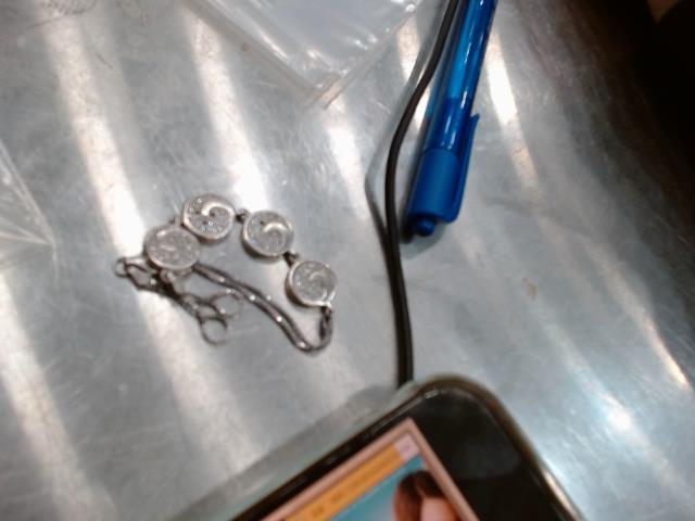Bracelet en argent lune