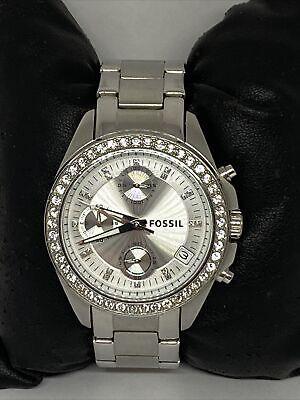 Montre fossil grise argent