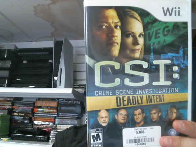 Csi: deadly intent