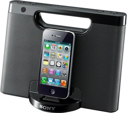 Radio sony av dock pour iphone