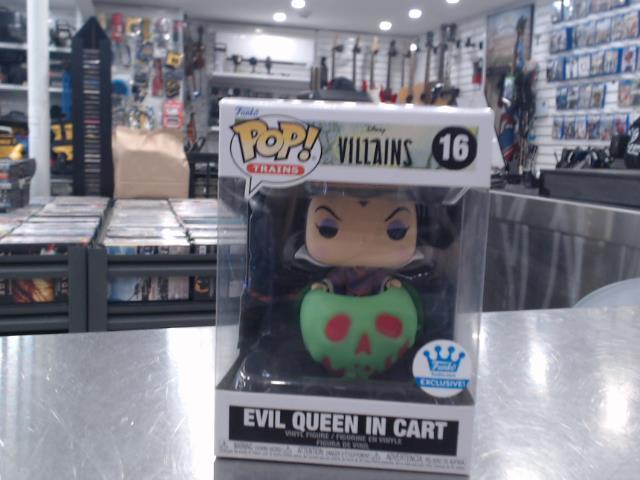 Evil queen in cart
