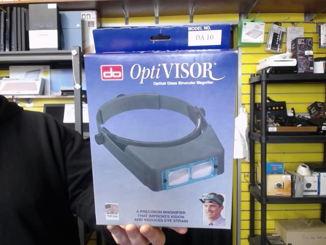 Optical glass binocular magnifier