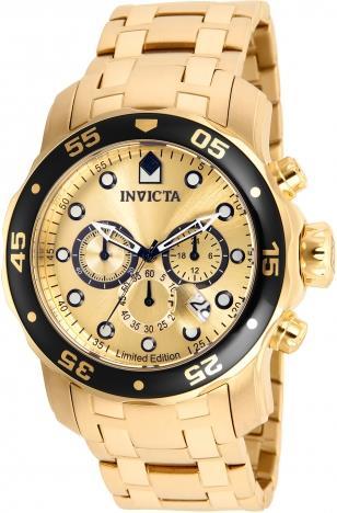 Brand new invicta couleur or chronograph