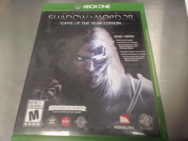 Shadow of mordor goty edition