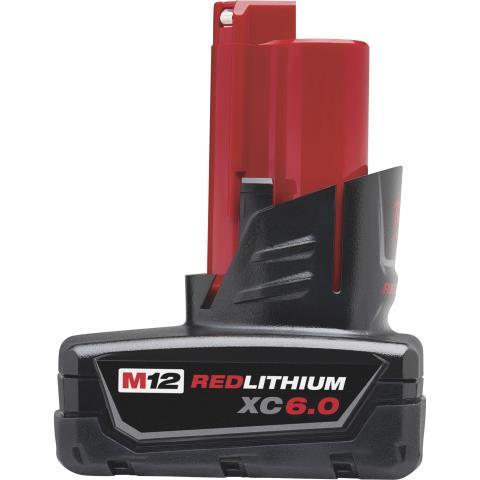 Milwaukee m12 red lithium xc 6.0 batteri