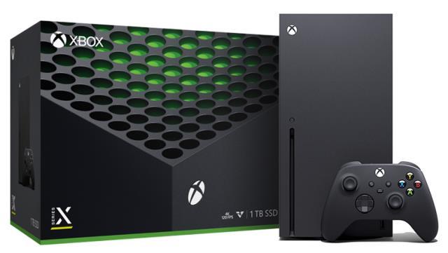 Xbox serie x av 1x man et boite