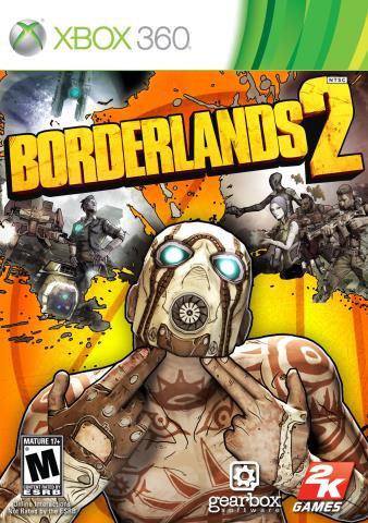 Xbox 360 game borderlands 2