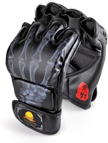 Black mma gloves
