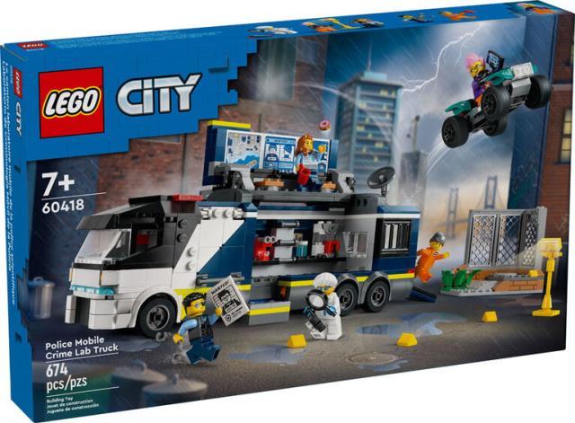 Lego city police mobile crome lab truck