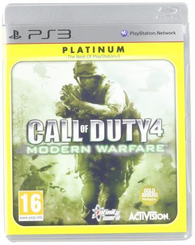 Call of duty 4 modern warfare platinum