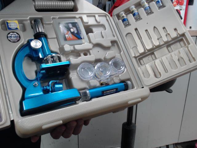 Kit microscope kid toy set