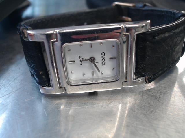 Square watch stainless leather bracelet