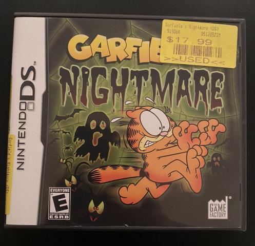 Garfield nightmare sur ds