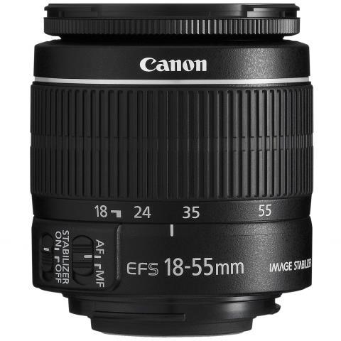 Lens is 18-55mm canon