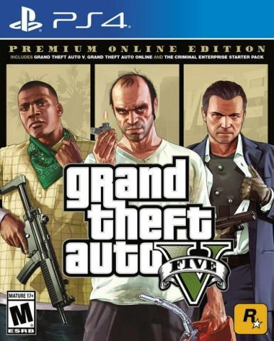 Ps4 game gta v