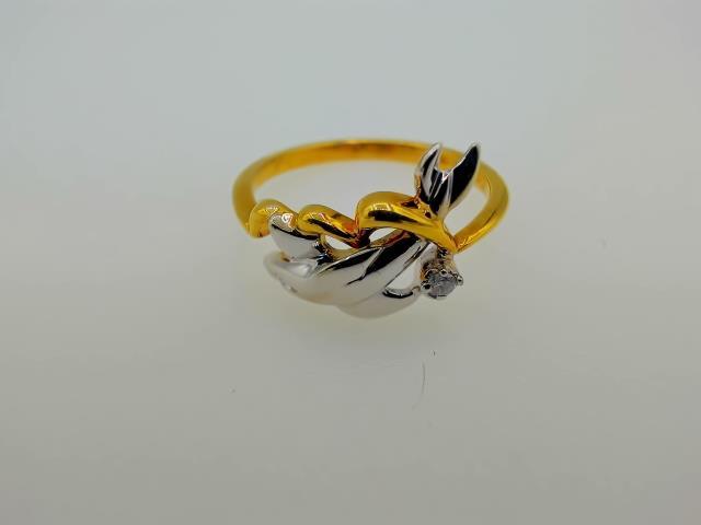 BAGUE EN OR 10KT   DI