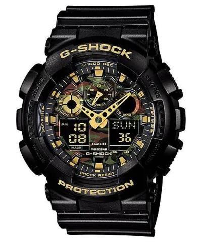 G-shock noir ga-100 wr20bar
