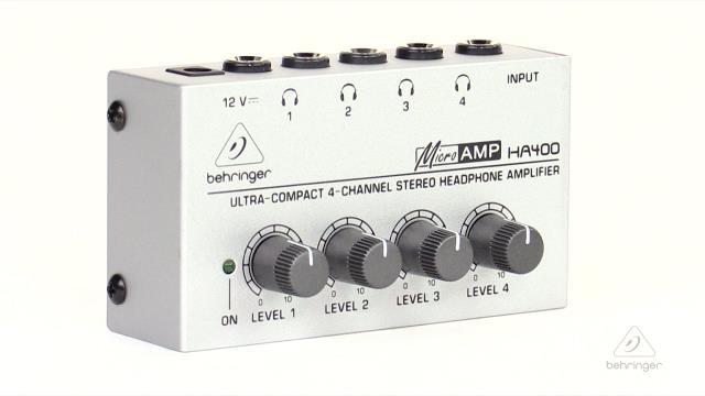Micro amp ha400 4 channe stereo amplifie