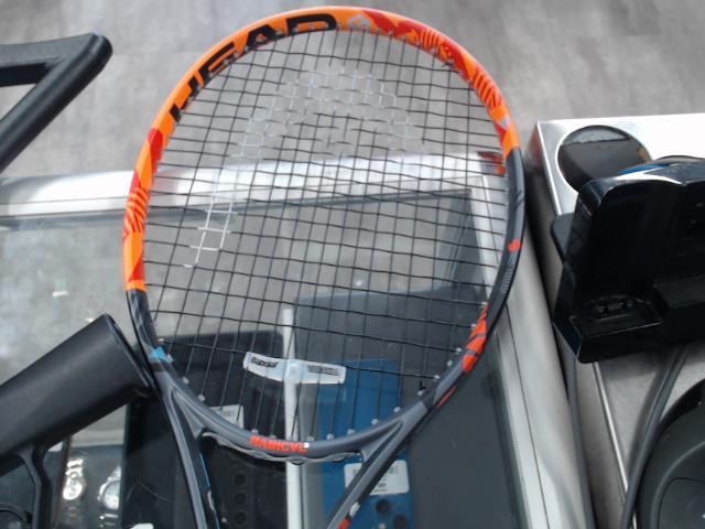 Raquette tennis orange/grise