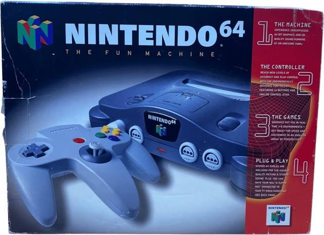 Nintendo 64 systems+1manette+boite