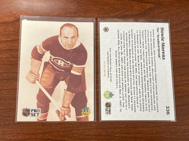 Proset 1991 howie morenz #336