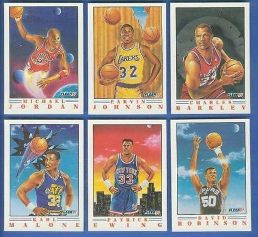 Fleer cards basketball 1991-92
