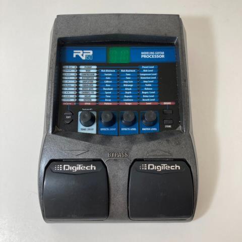 Modeling guitar processor digitech rp150