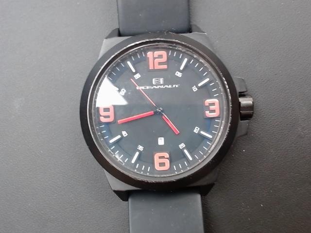 Montre noir av shiffre rouge