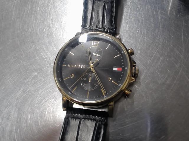 Black hilfiger watch