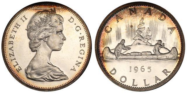Piece 1 dollar 1965