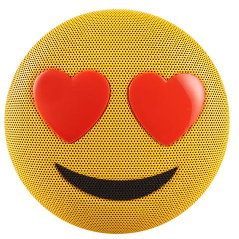 Speaker yeux en coeur emoji