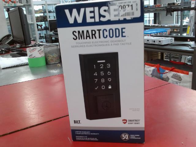 Serrure weiser smartcode noir neuf