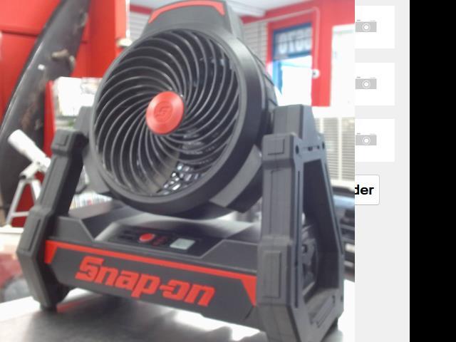 Snap-on fan +batterie et chargeur
