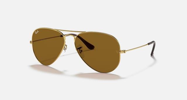 Lunette rayban vitre brun