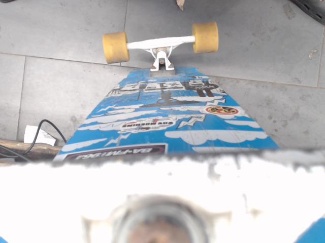 Longbord blue avec motif blanc