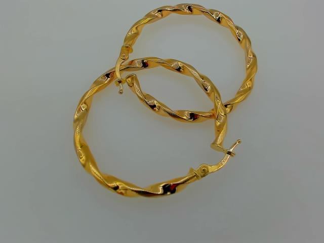BOUCLE D'OREILLE EN OR 10KT